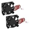 2 Pcs Hot End Cooling Fan 24V Double Ball Bearing 5500RPM High Speed Extruder Hot End Fan for SV08
