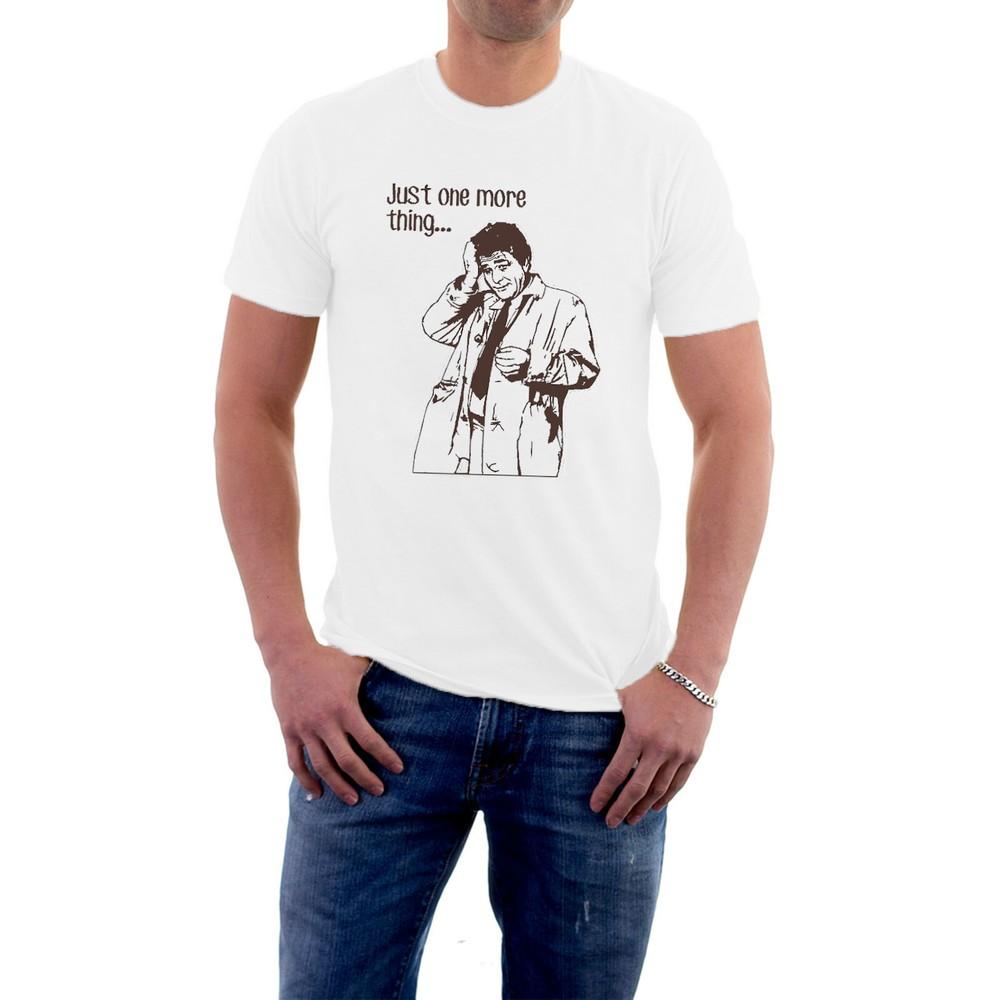 

Lt Columbo Detective T-shirt Just One More Thing Police TV Cop Tee by Sillytees 2XL