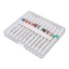 12 Colors Acrylic Paint Pen Set Direct Liquid Tip Markers for Art Writing Drawing Crafting Projects White Rod