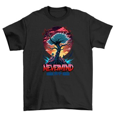 'Vergiss Anime'' Sarkastisches T-Shirt - Eine baumtastische Wendung! Lustiges Unisex-T-Shirt für