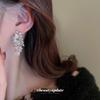 Elegant Zircon Leaf Tassel Earrings for Women - Stylish European & American Design