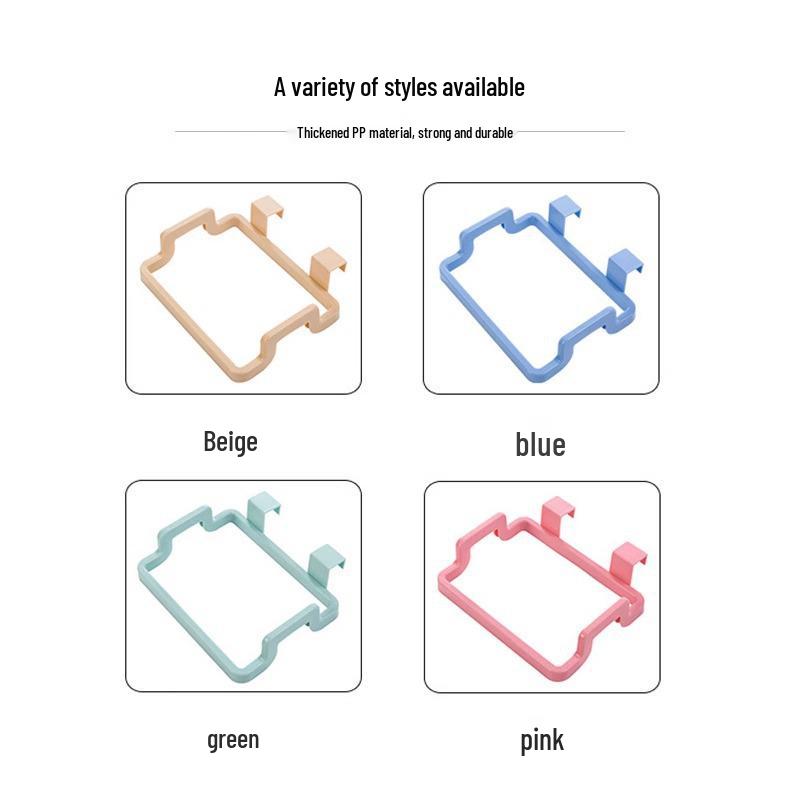Wandmontierter Faltbarer Müllständer & Multifunktionaler Plastiktütenhalter für Küche & Badezimmer