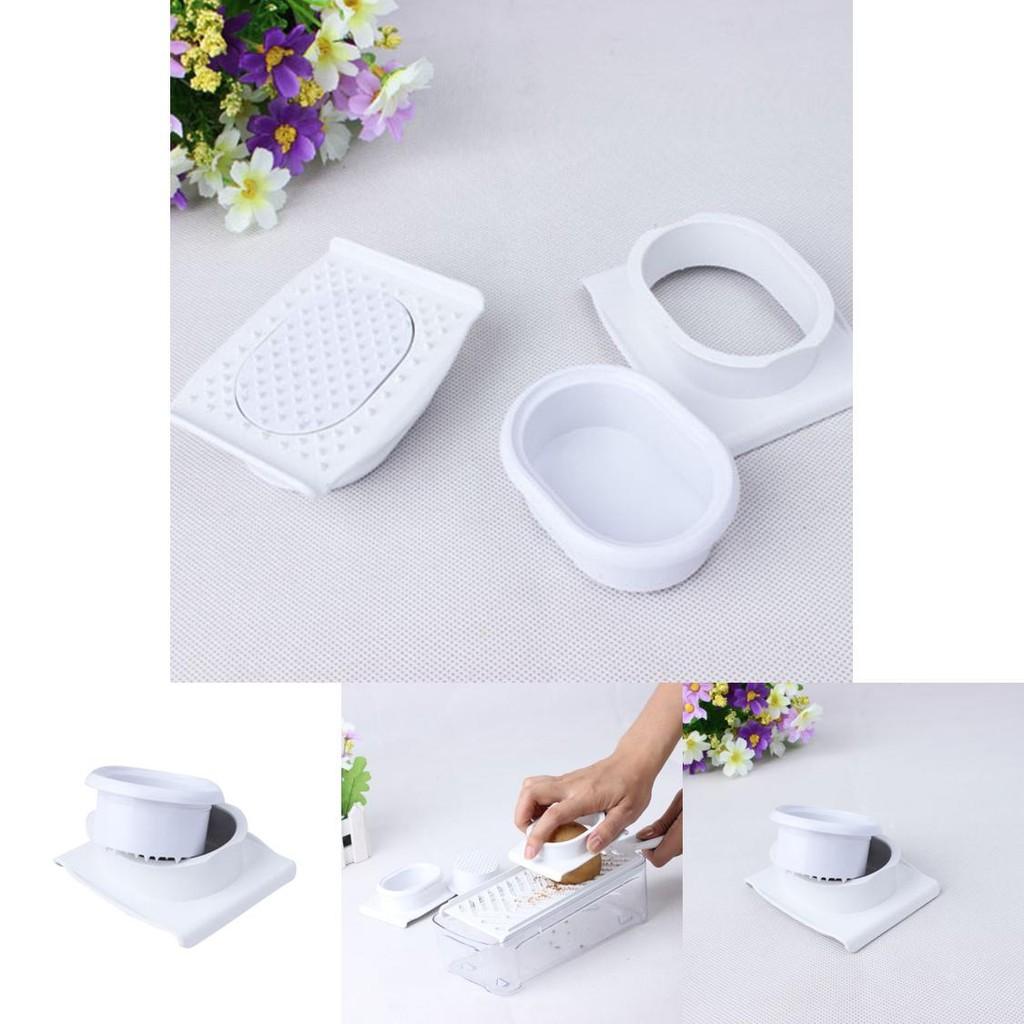 Safe And Easy To Use White Plastic Hand Protector For Slicing And Grating Vegetables