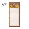 College Ruled Magnetic Sheet Refrigerator Notepad Highland Cow/Bow/Leopard Print Shopping To-do List with Magnet Pad for Kitchen Fridge And