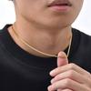 Prjewel 2mm Stainless Steel Box Chain Chokers For Men Boy Gold Plated Metal Ks Short Neck Collar Necklaces Father's Day Gift
