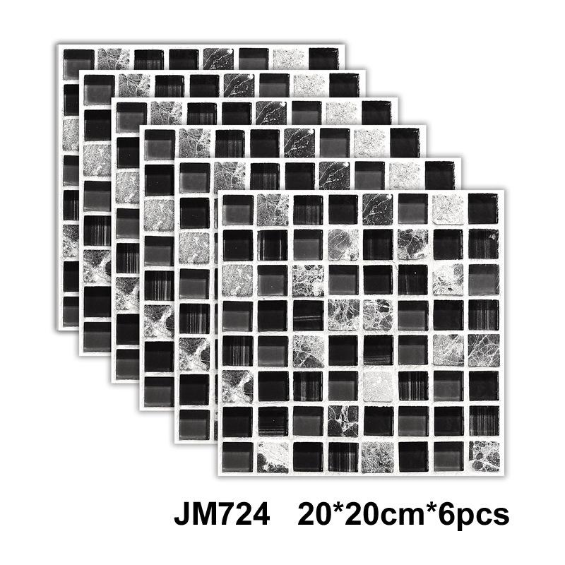 Self-Adhesive Marble Wall Tiles - Waterproof Stickers for Kitchen Backsplashes, Bathrooms, Living Rooms, Easy to Install and Rem