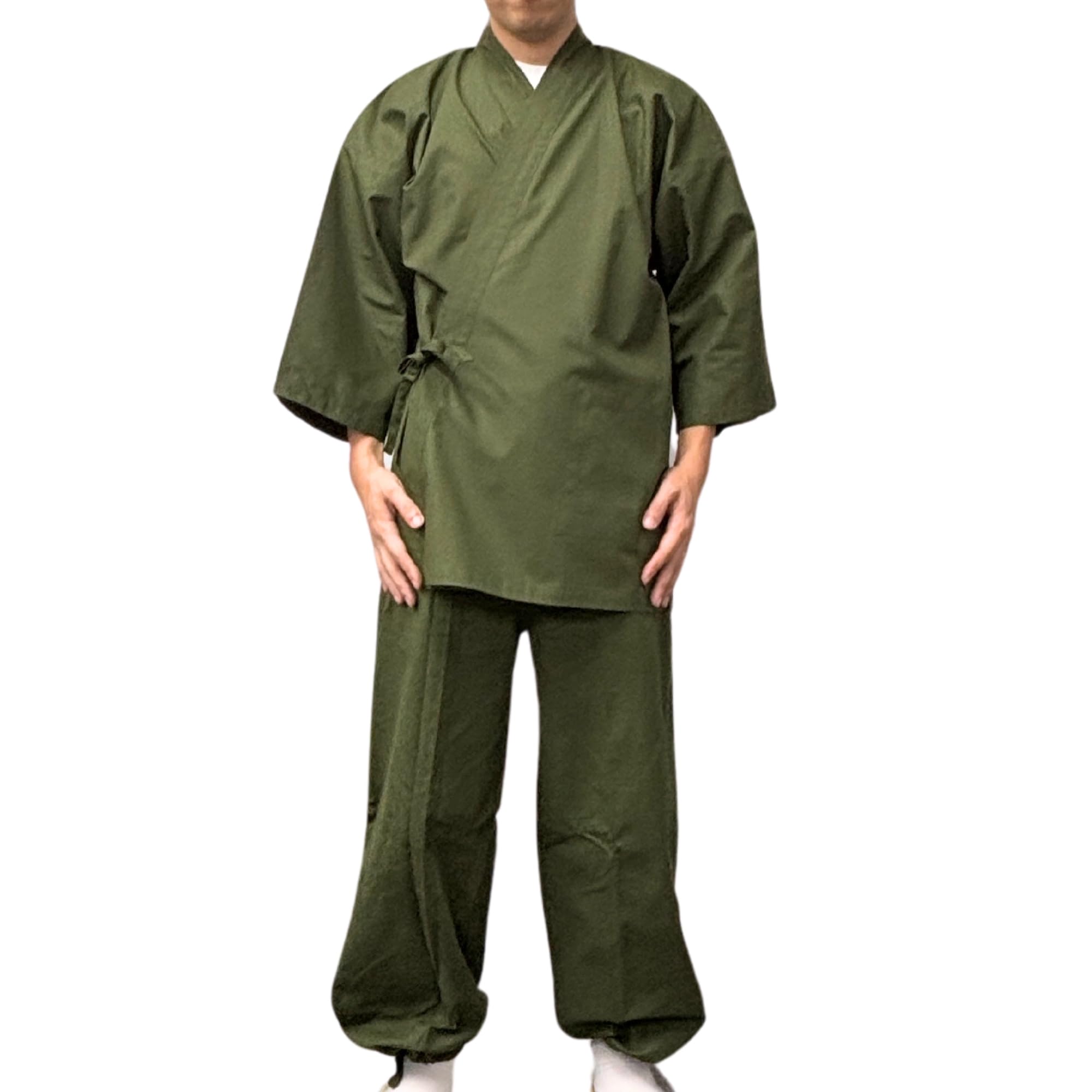 

однотонная хлопковая рабочая [Edoten] Самуэ, 100% хлопок, самуэ, одежда, домашняя одежда, самуэ, мужская (М, зеленый) зелёный