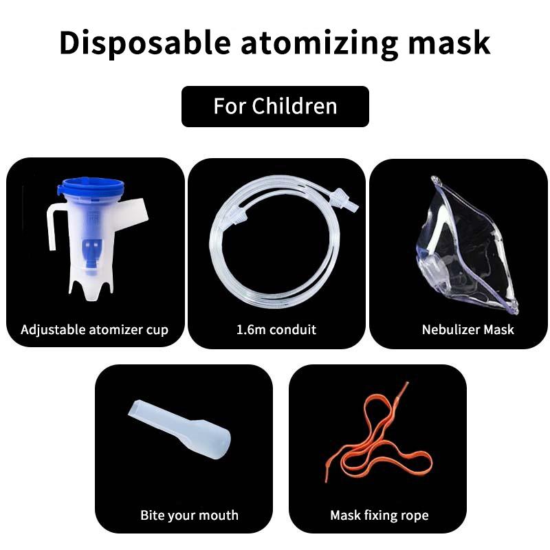 

Маска для небулайзера для компрессорного небулайзера Взрослая Детская Астма Кашель Ингалятор Мундштук Трубка Насморк Домашнее использование