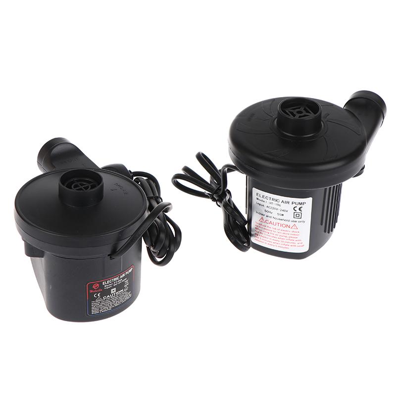 Portable Electric Inflatable Pump With 3 Nozzles Air Mattress Boat Auto Air Inflatable Pump For Car Home Use Camping Inflator