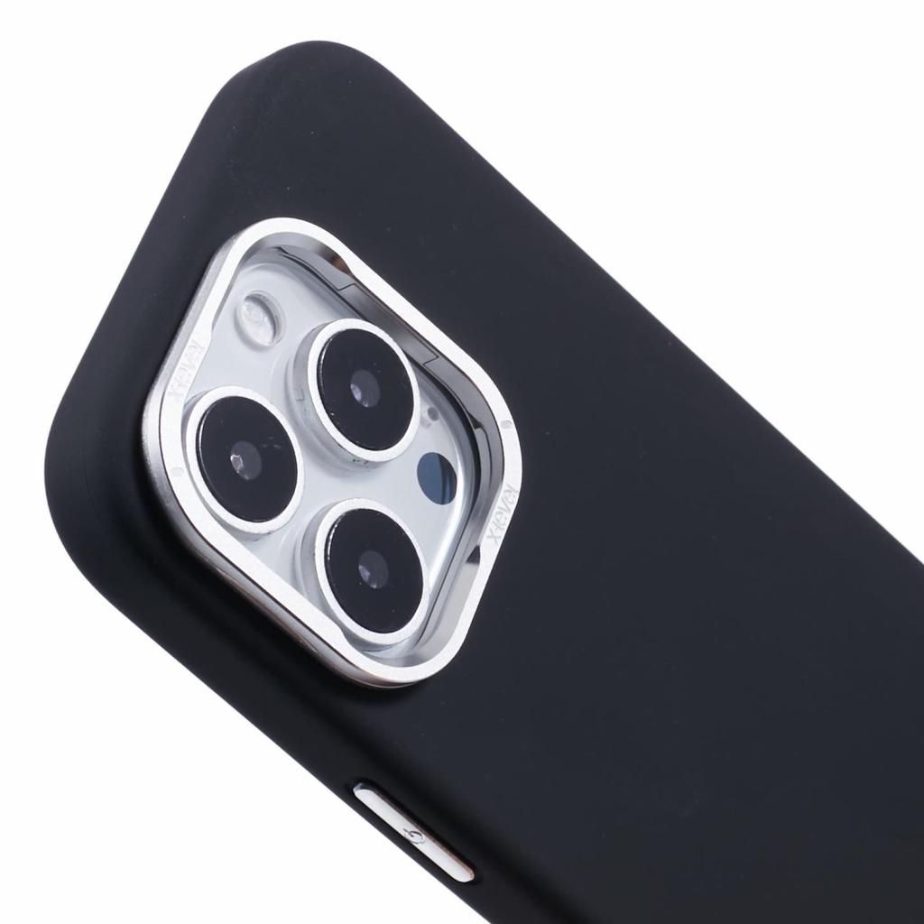 X-LEVEL For iPhone 16 Pro Case Compatible with MagSafe Lens Kickstand Liquid Silicone Soft Phone Cover