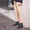 Side Zipper Motorcycle Short Side Brown Casual Easy To Plus Sizes Street Side Faux Solid Outdoors Brown X-cross Men's Boots, Boots, Zipper, Laceless,