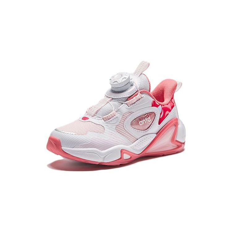 Anta Comfortable Versatile Shock Absorbing Durable Kids Casual Shoes Kids Casual Shoes White Red 322419987-1