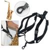 Saxophone Neck Strap Replacement Sax Harness Shoulder Padded Neck Slings Adjustable Comfortable Sax Strap Easy to Use