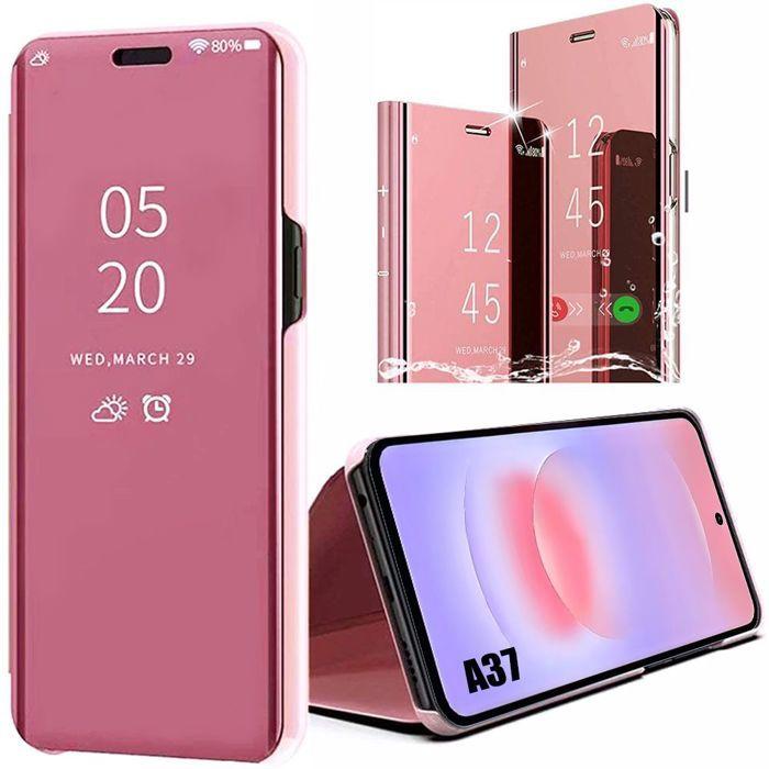 Cover per Samsung Galaxy A37 5G, Protezione Integrale Anteriore e Posteriore Smart View Rosa