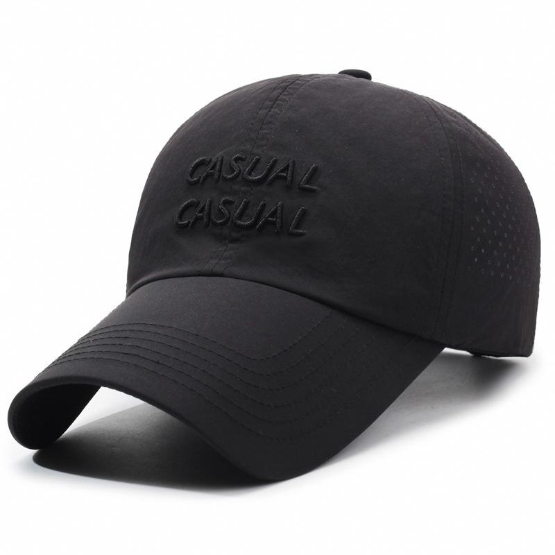 Spring Summer Quick-Drying Sunshade Baseball Cap Letters for Men Women Outdoor Sports Breathable Sunscreen Cap