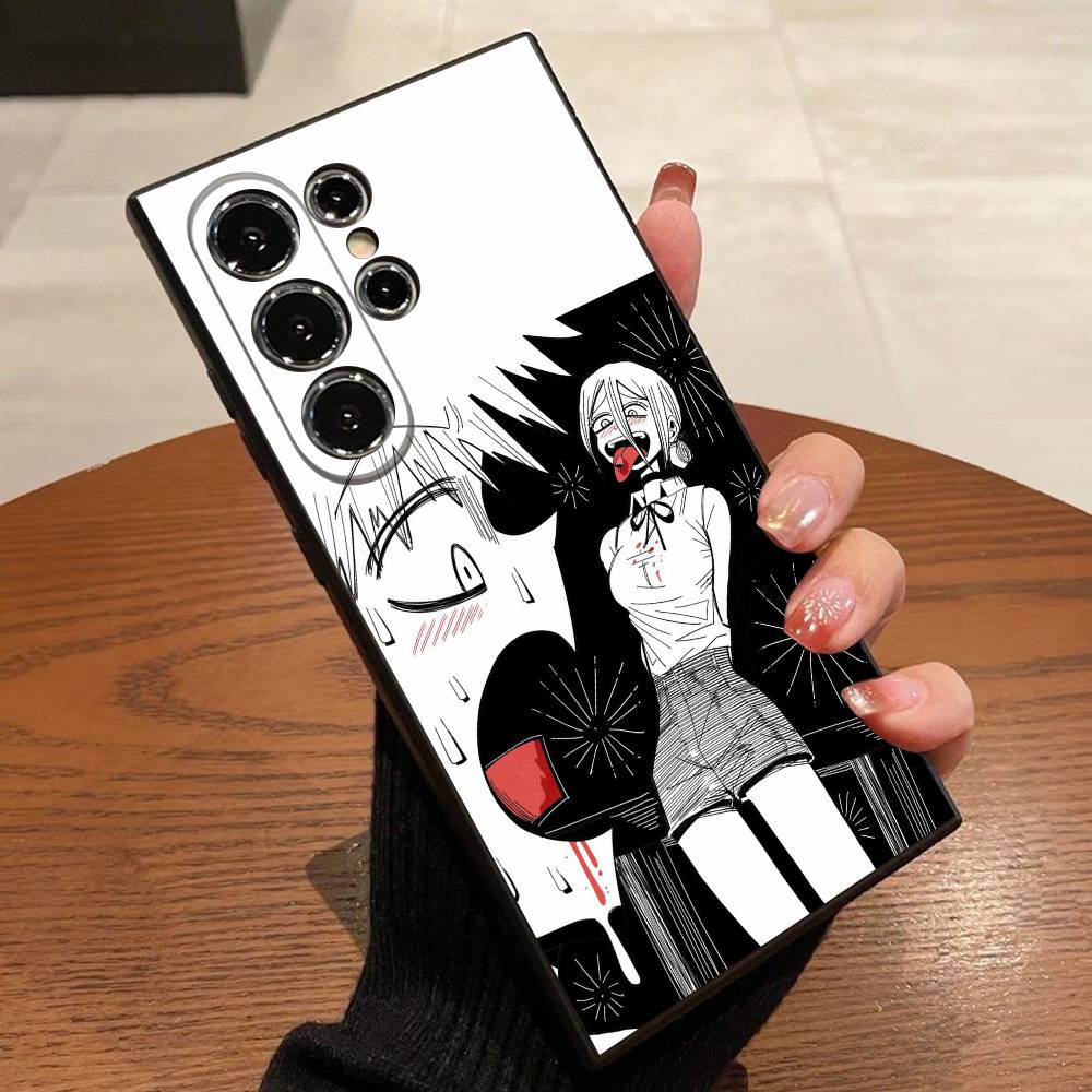 C-Chainsaw Man Reze Arc Phone Case For Samsung S25,S24,S21,S22,S23,S30,Ultra,S20,Plus,Fe,Lite,5G Black Cover