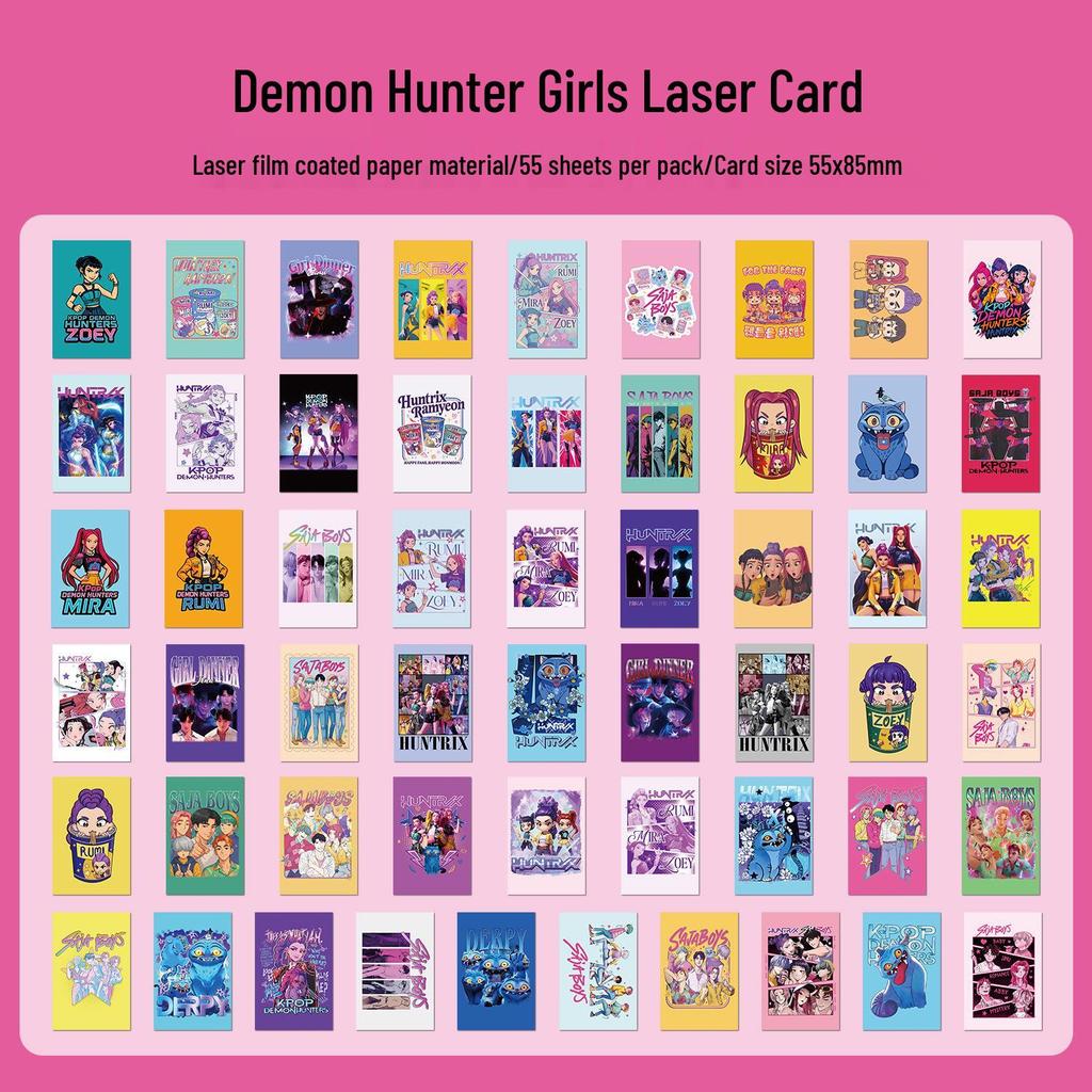 74 K-Pop & Demon Hunter Graffiti Stickers: Cartoon Animation Characters, Creative DIY Sets