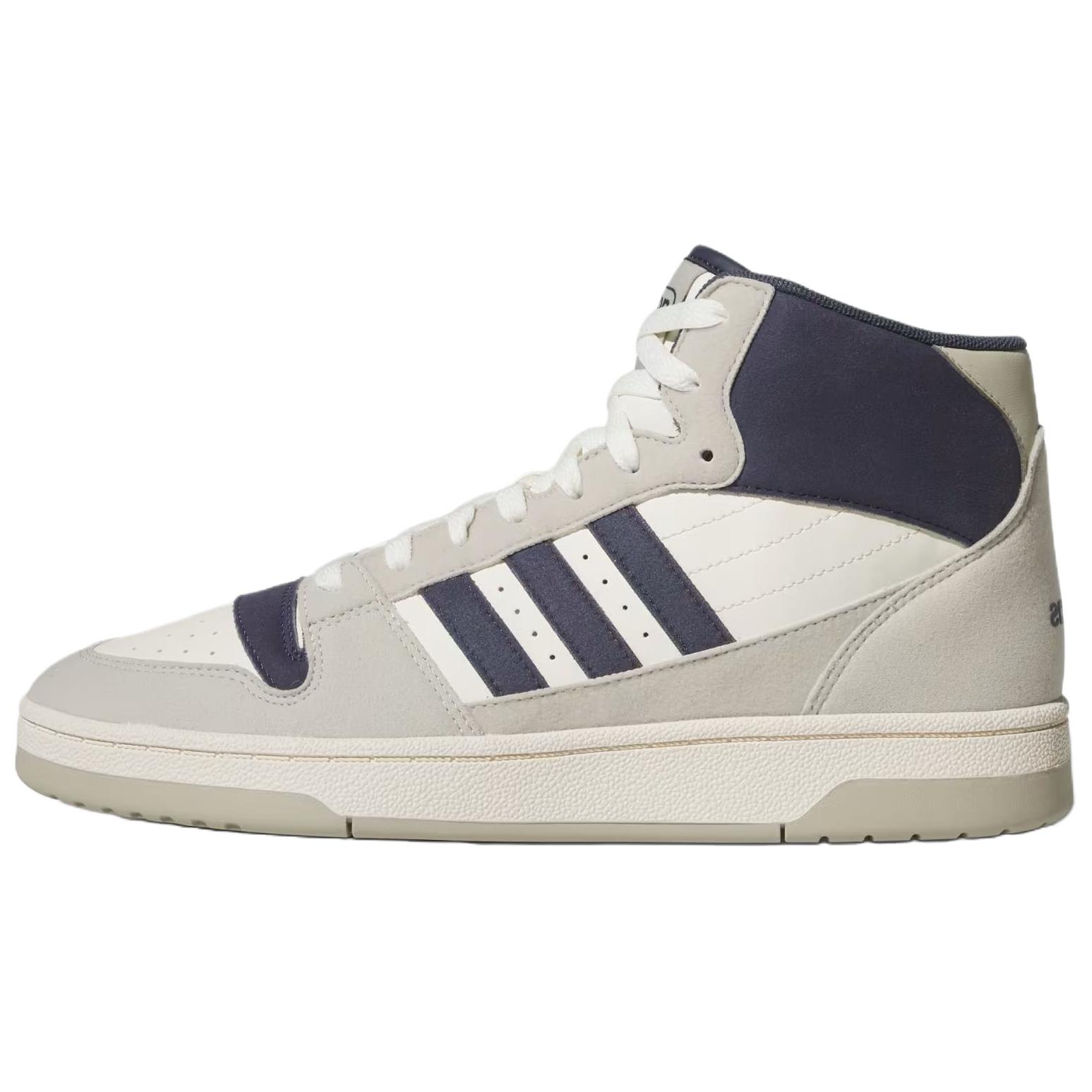 

Adidas TURNAROUND Mid top Skateboard Shoes Unisex White Light Gray Blue JS3402 41⅓