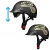 Retro Half Helmet Men's and Women's Electric Vehicle Scalp Helmet Lightweight Endoscopic Helmet
