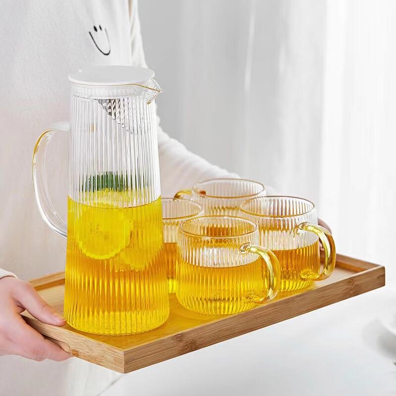 Japanese Style Glass Cold Water Pitcher
