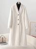 Autumn and winter thickened women's clothing long fur imitation mink twist cardigan jacket fur integrated coat