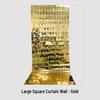 Kinetic Sequin Mirror Curtain: Shiny Round Panel for Weddings and Birthdays Backdrop