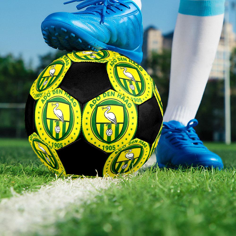 1pc ADO Den Haag Soccer Ball Size 5 Indoor Soccer Ball Fashion Colorful Backyard Game - Great For Sports Fans Gift HE4