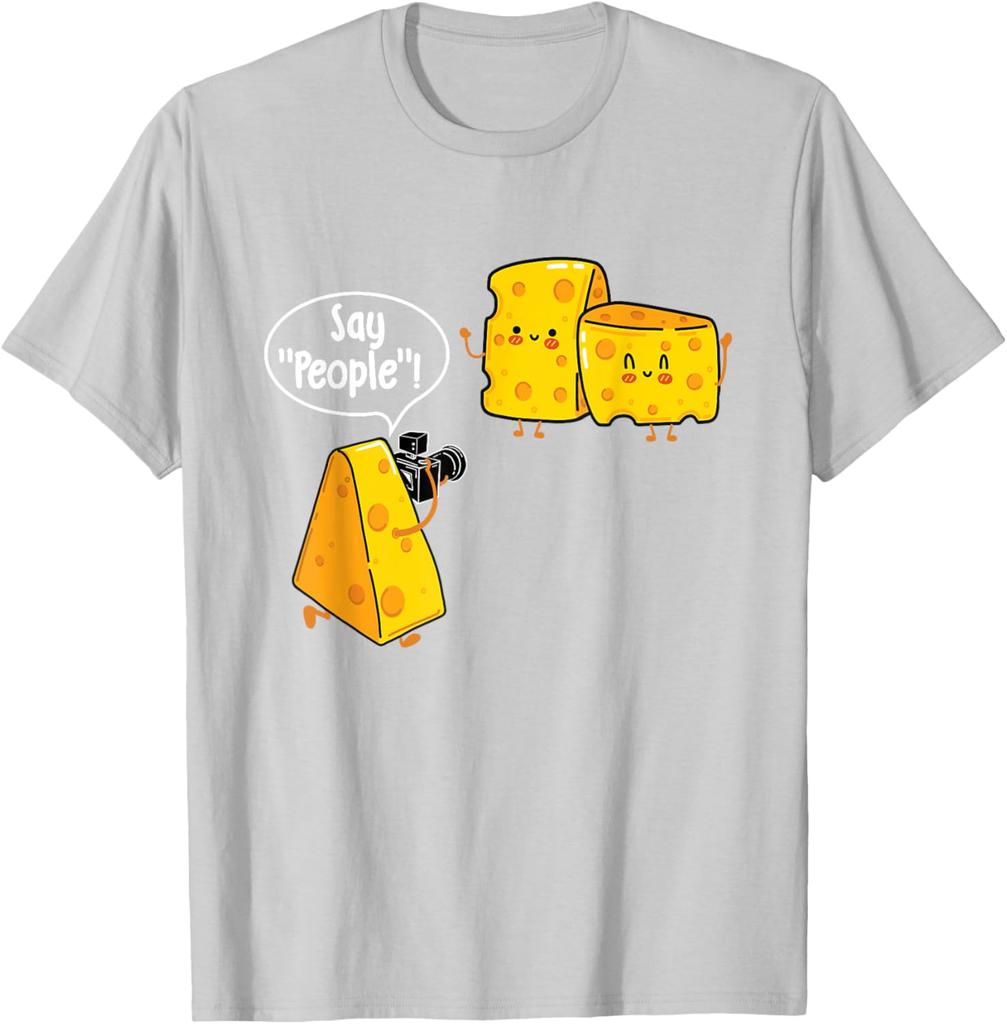 Řekni Lidé - Milovník sýrů Jídlo Mléčné výrobky Mléko Gouda Cheddar Brie Tričko