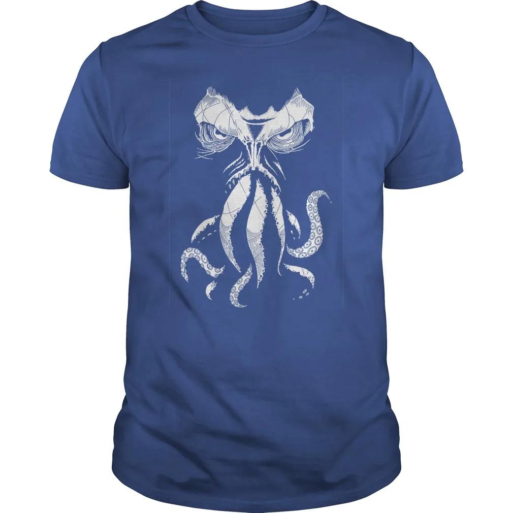 Mythological Novels Cthulhu T Shirt New 100 Cotton Short Sleeve ONeck Casual Tshirts Loose Top Size S3XL
