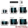 2D flat Photography Backdrop Tapestry Blue Flowing Fabric 100% Polyester Birthday Party Use for Suitable for bedroom,
