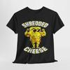 Funny Fitness Shredded Cheese Unisex Tee, Gym Bodybuilder T-Shirt, Workout Humor