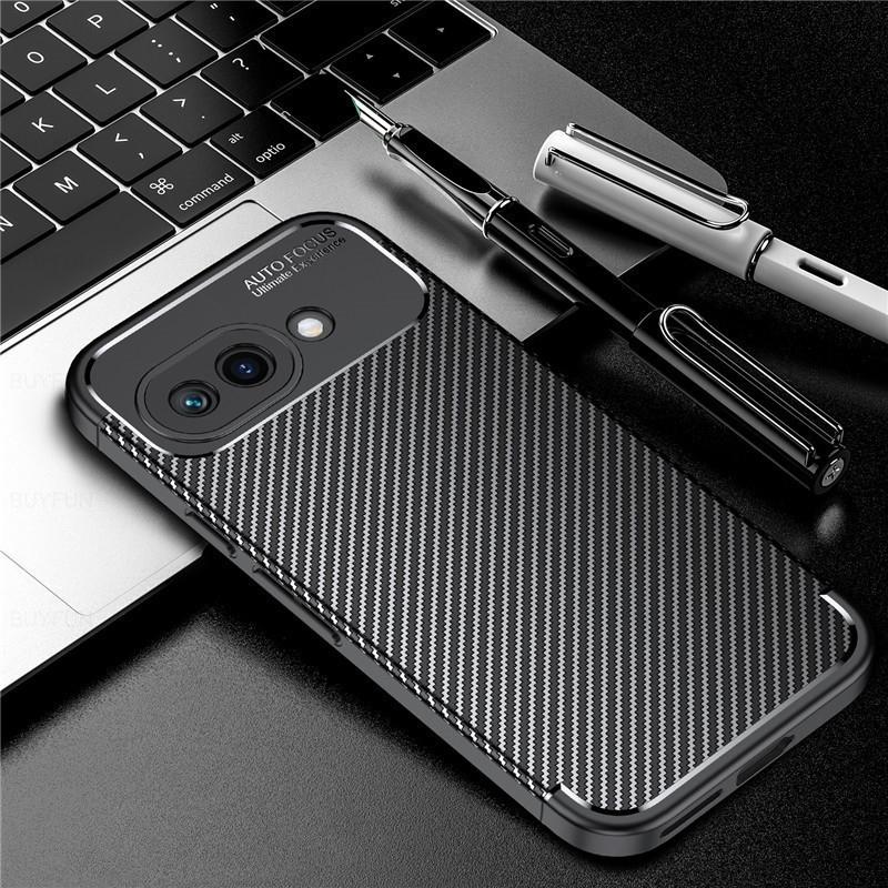 

Carbon Fiber Silicon Soft Cover For Google Pixel 9a 5G Case Rubber Shockproof Coque Pixel9a 9 a a9 GXQ96,GTF7P,G3Y12 6.3 TPU and Silicone&Google Pixel 9
