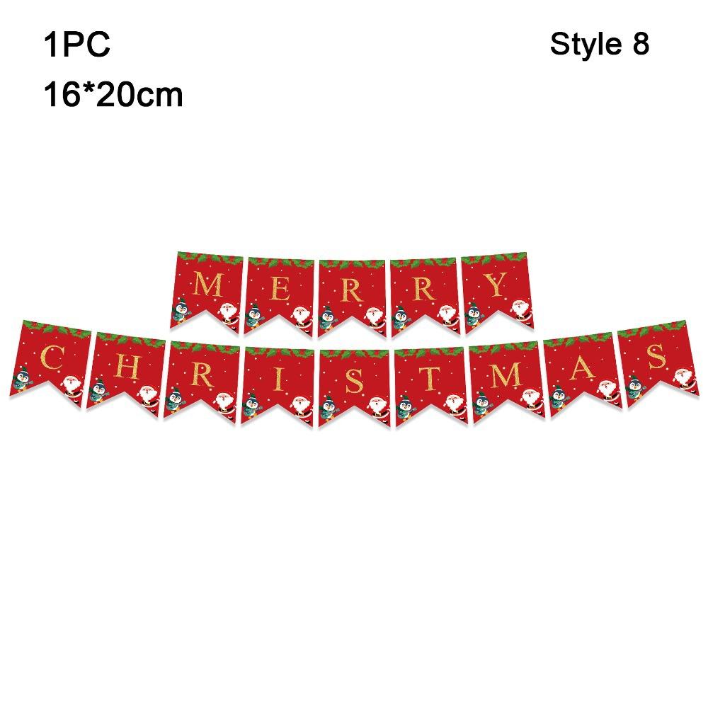 24pcs Fork Spoon Christmas Disposable Tableware Dessert Container Paper Plates  Christmas