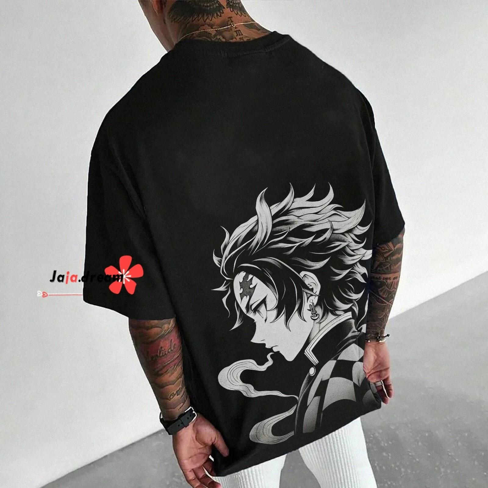 Demon Slayer Cosplay Anime Manga T-Shirt Tee Casual Costumes Polyester Unisex S