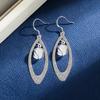 Fashionable Super Fairy Cat's Eye Stone Ear Wire Mid-length Tassel Style for Women Earrings