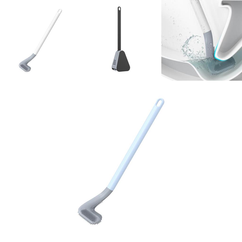Sleek Golf Design Toilet Brush Soft Bristles Long Handle Leak-proof Base