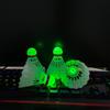 4pcs Light Weight LED Lighting Sport Badminton Night Training LED Glow Shuttlecocks For Outdoor Sports Easy to Use