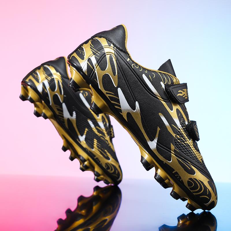 Scarpe da Calcio da Ragazzo Suola Morbida in Gomma Scarpe da Calcio da Allenamento Professionali per Erba Sintetica per Ragazze