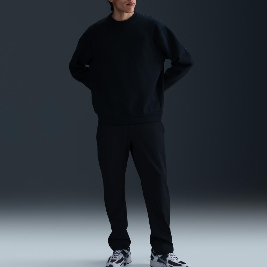 New Nike Dri Fit Sweatshirt Men's Black/Dark Smoke Gray HQ6965-010