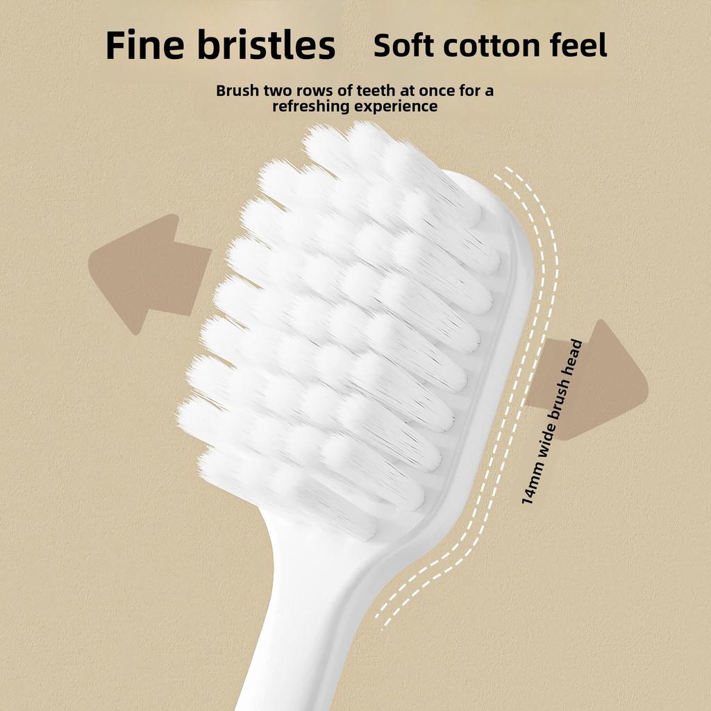 3Pcs/set Household Toothbrush Soft Bristle Cleaning Tooth Care Travel Adult Universal Toothbrush