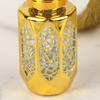 6Ml Mini Steel Ball Roll-On Bottle Luxury Gold Glass Perfume Sample Vials Portable Refillable Bottles Travel