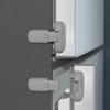 2Pcs Child Safety Refrigerator Lock Self-adhesive Multi-Purpose Drawer Cupboard Oven Fridge