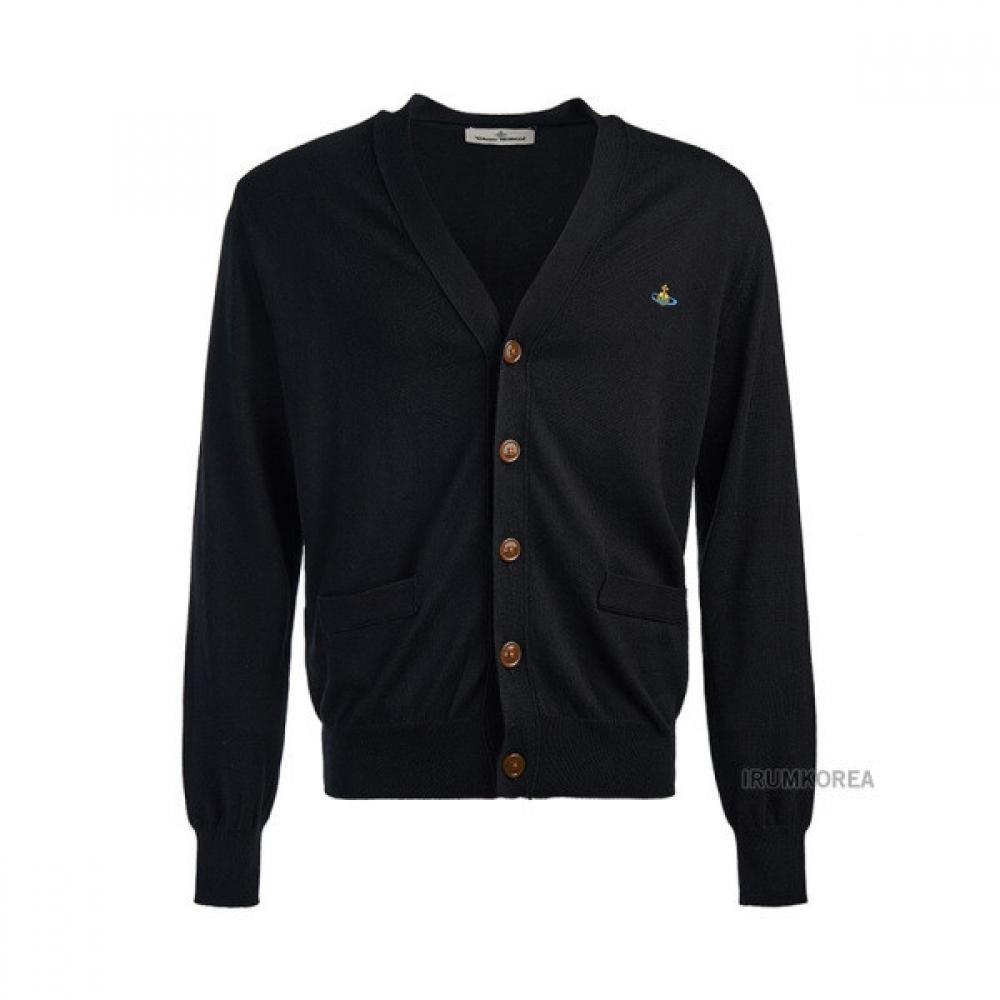 

ViVienne WeStwood Men S Orb Logo V Neck Cardigan 2701000p Y0010 N401 XL