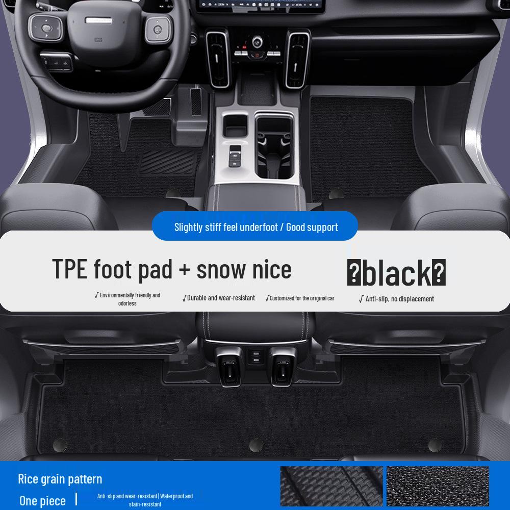 Haval Big Dog, Xiaolong MAX F5, F7X, Menglong TPE Car Floor Mats with Door Sill Coverage