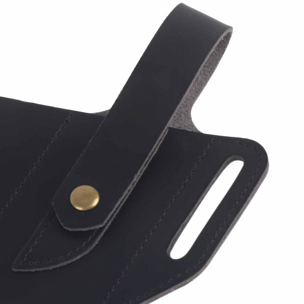 EDC Tool Storage Bag PU Leather Sheath EDC Tools Organizer Belt Bag Pocket Multifunctional Practical PU Leather Storage