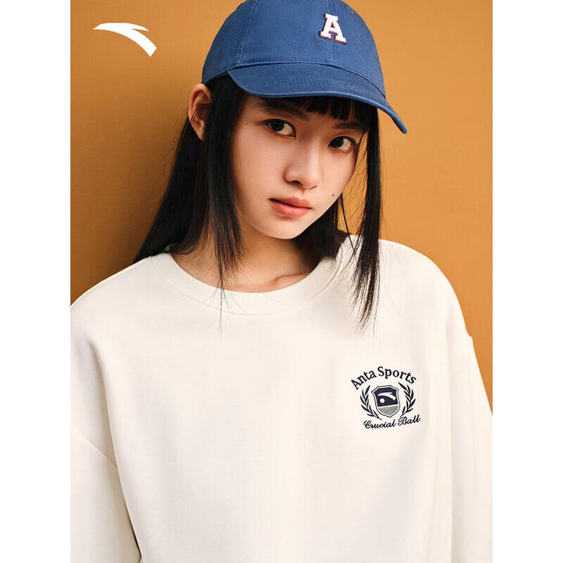 Anta Unisex Fleece Lined Crewneck Sweatshirt