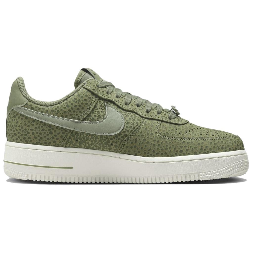 Nike Air Force 1 07 Premium Safari Print Pack - Oil Green Women Sneakers Sesame Light-Bone FV6519-200