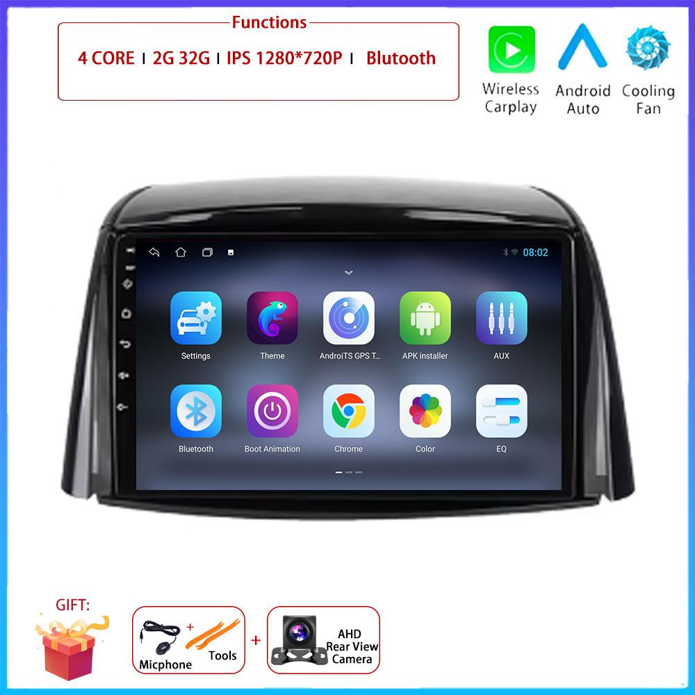 9 “ 4G Android OS Carplay Auto For Renault Koleos 2008 2009 2010 - 2016  Car Radio Navigation GPS Multimedia Video Player AMI