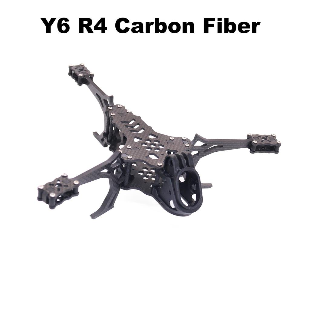 Y6R4 4inch FPV Drone Frame Kit Carbon Fiber Racing Drone Quadcopter Freestyle INAV Beatflight F722 Ardupilot PX4 Flight Control