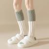 2Pairs Thicken Warm Coral Fleece Stockings Winter Long Tube Socks Cute Floor Plush Stockings  Winter